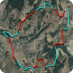 Analyze routes by laps and subtracks with CompeGPS Land