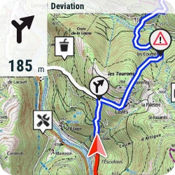 Add variants and alternative routes to your routes with the TwoNav App