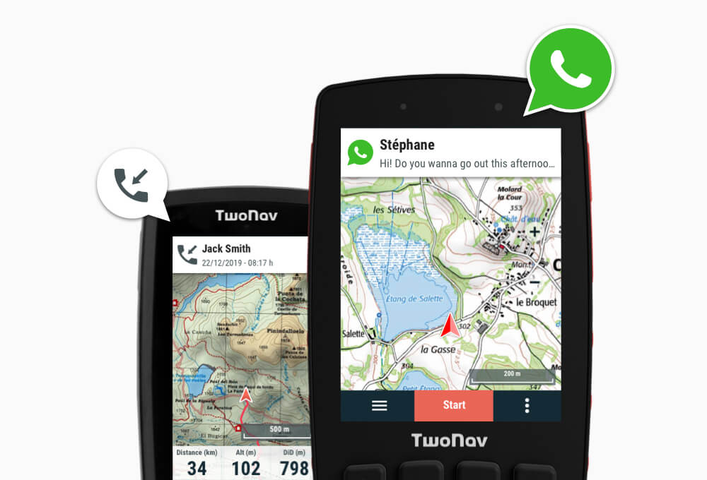 Recevoir notifications GPS smartphone