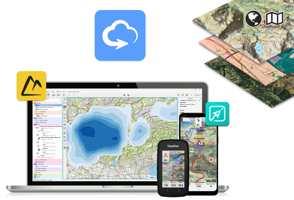 TwoNav-Ökosystem, Tools zur Vorbereitung, Navigation und Analyse Ihrer Mountainbike- oder Wanderausflüge