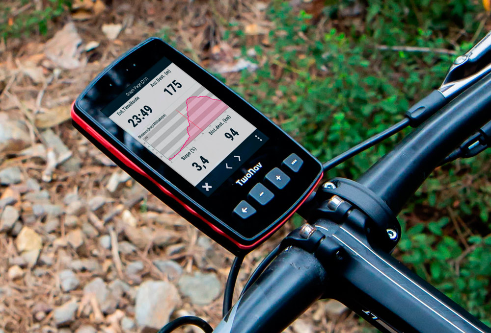 Abmessungen GPS TwoNav Trail 2 Bike