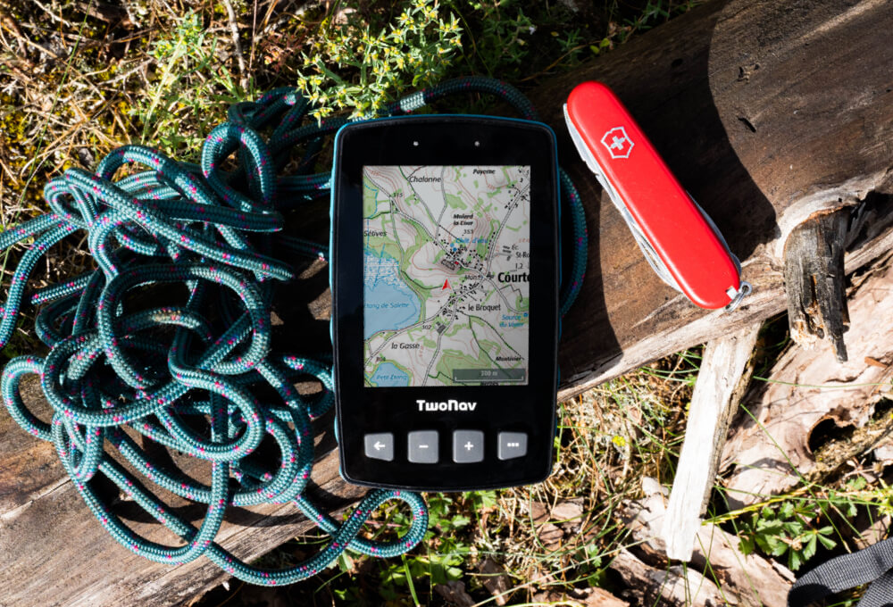 In GPS TwoNav Trail 2 Plus enthaltene Karten