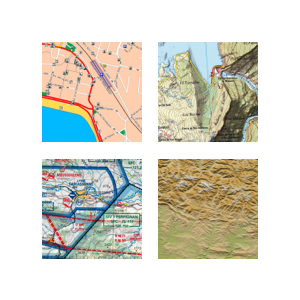 Worldwide Cartography in Various Formats