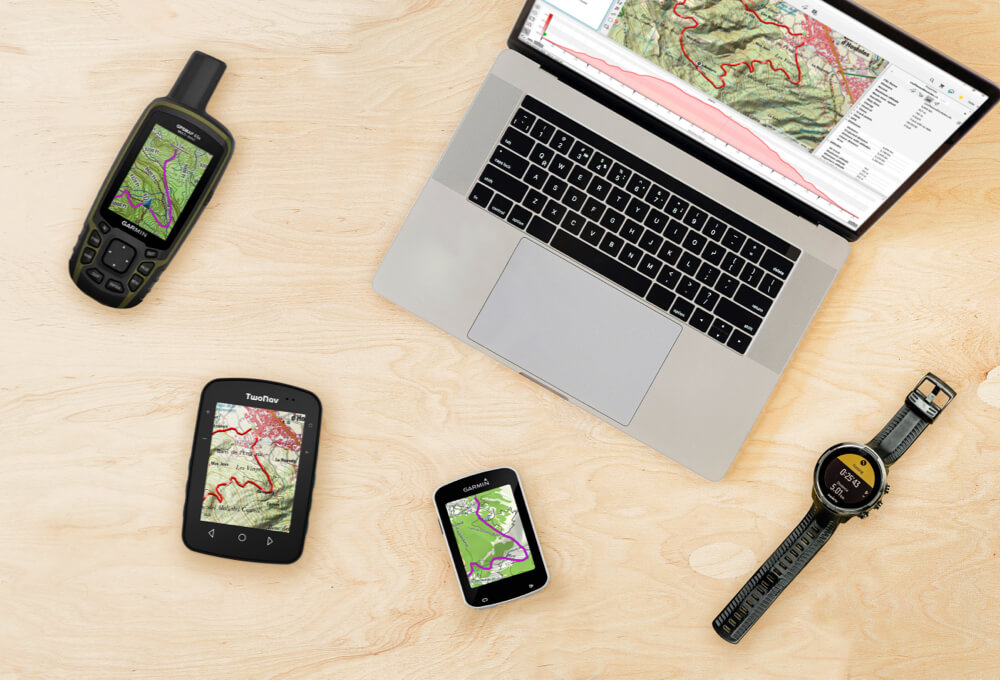 CompeGPS Land ist mit GPS, Tablets und Smartphones kompatibel.