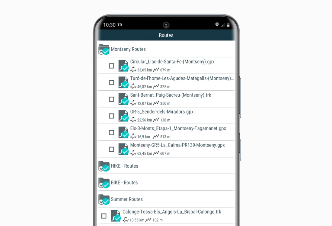 Erstellen Sie Ihre Routen mit der TwoNav App